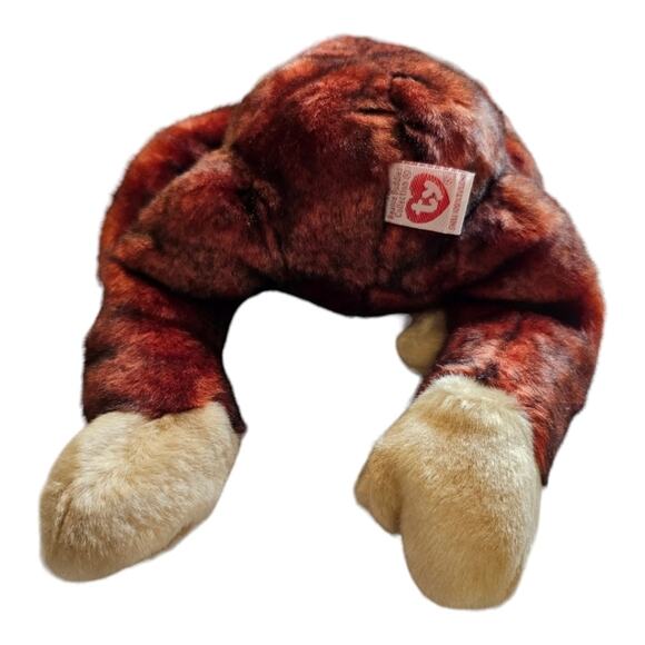 Vintage 1999 Ty Beanie Buddy SCHWEETHEART Plush Orangutan Monkey 14" - Picture 9 of 13